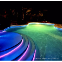 China Waterproof Pool Light 12V 24V RGB LED Neon Flexible Strip IP68 LED Neon Flex